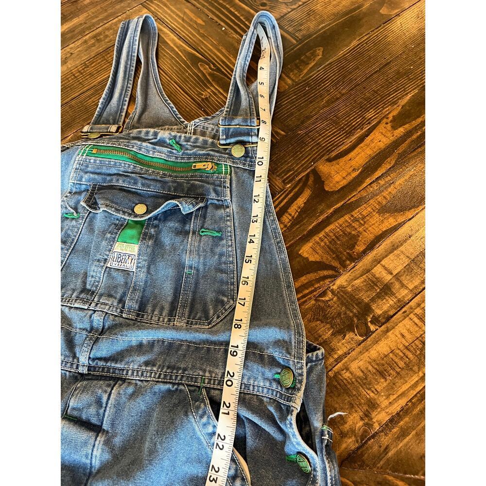 Liberty Blue Jean Overalls Men 36x32 Blue Collar Western Chore Barn Cowboy Work - Picture 5 of 14